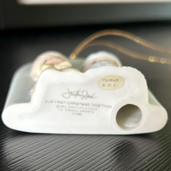 Vintage Enesco 1982 Precious Moments Our First Christmas Together Ornament - Picture 5 of 9